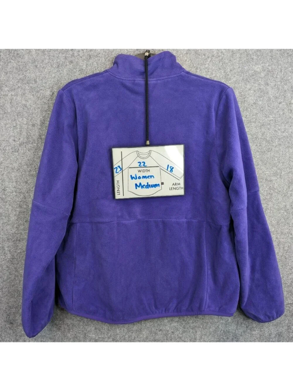 Nike Womens Clemson Tigers 1/4 Zip Fleece L/S Sweatshirt Medium BQ7193 545 - Picture 9 of 9